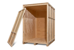 self storage wooden storage crate